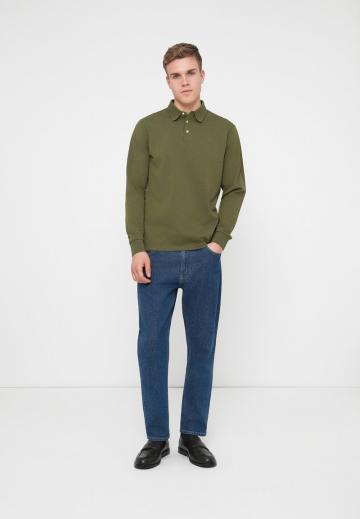 Поло с длинным рукавом