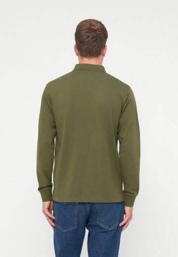 Поло с длинным рукавом
