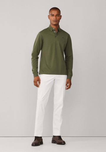 Поло с длинным рукавом