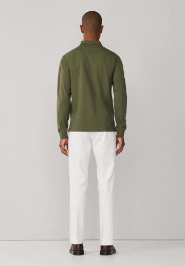 Поло с длинным рукавом