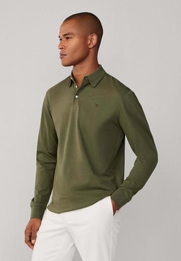 Поло с длинным рукавом