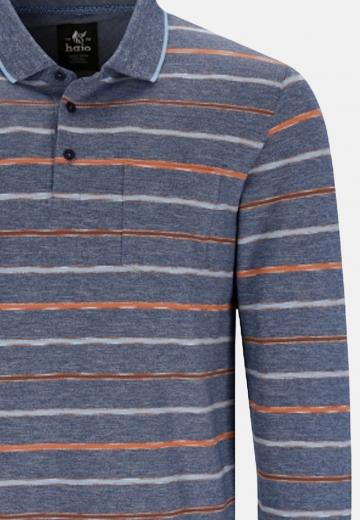 Поло с длинным рукавом