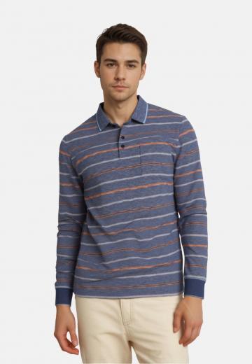 Поло с длинным рукавом