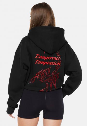 Пуловер с капюшоном