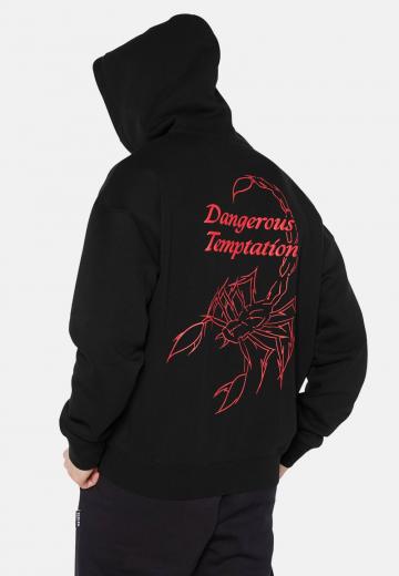 Пуловер с капюшоном