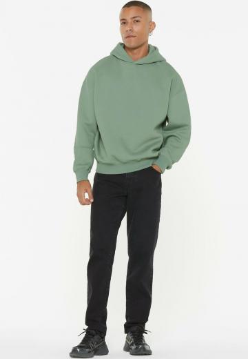 Пуловер с капюшоном