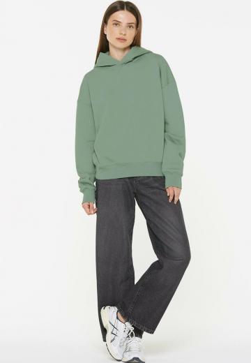 Пуловер с капюшоном