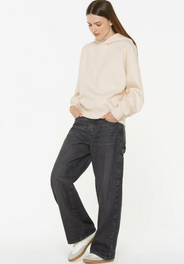 Пуловер с капюшоном