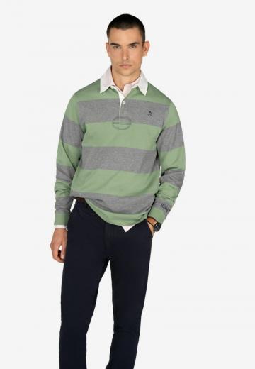 Поло с длинным рукавом