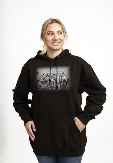 Пуловер с капюшоном