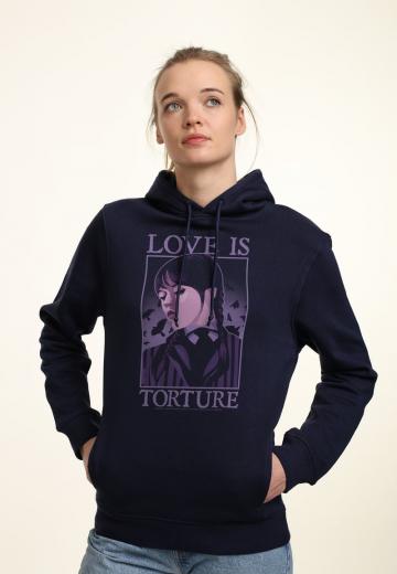 Пуловер с капюшоном