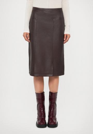 Кожаная юбка