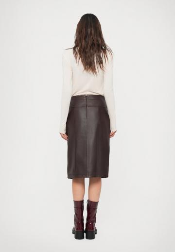 Кожаная юбка