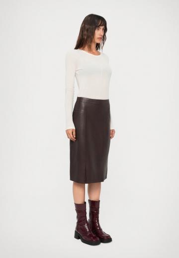 Кожаная юбка