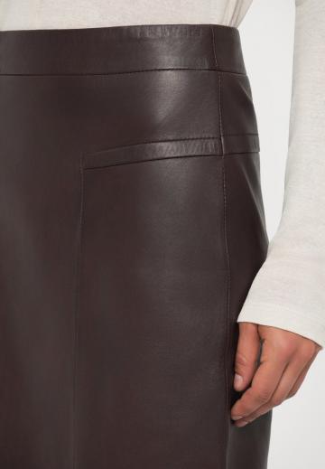 Кожаная юбка