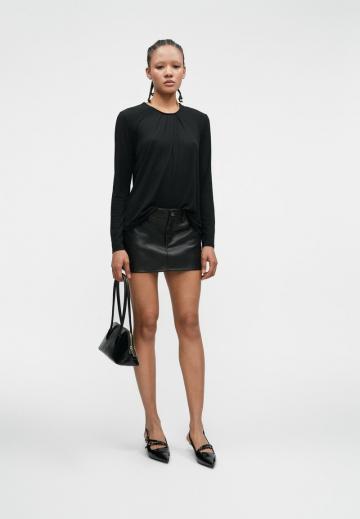 Кожаная юбка