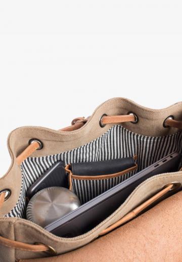 Кожаный рюкзак