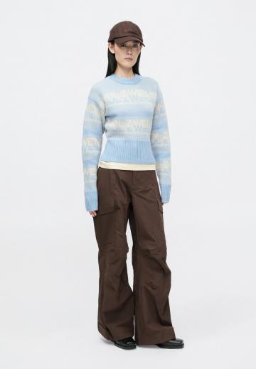 Брюки с накладными карманами