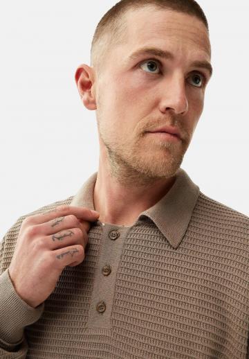 Поло с длинным рукавом