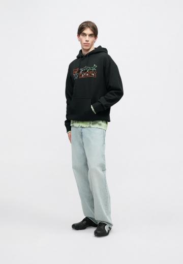 Пуловер с капюшоном