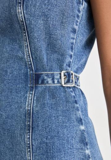 Джинсовое платье