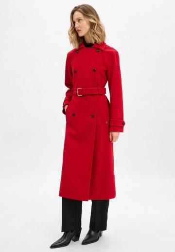 Шерстяное пальто