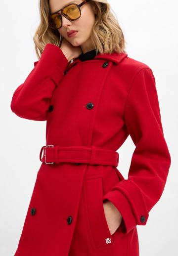 Шерстяное пальто