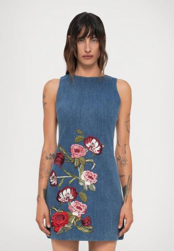Джинсовое платье