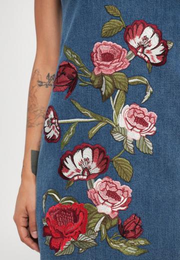 Джинсовое платье