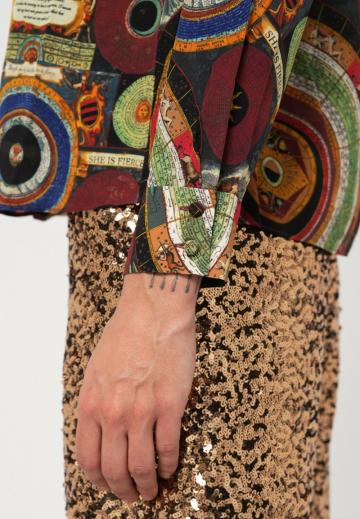 Шелковая блузка