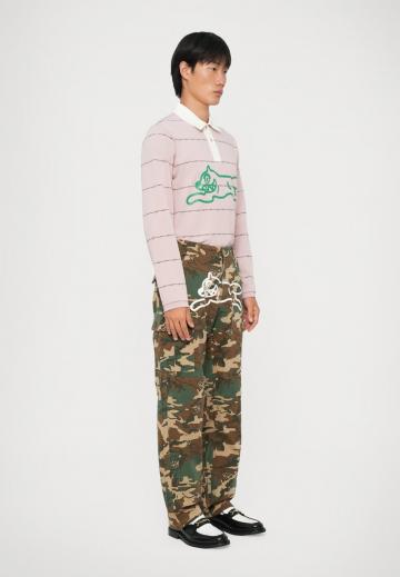 Брюки с накладными карманами