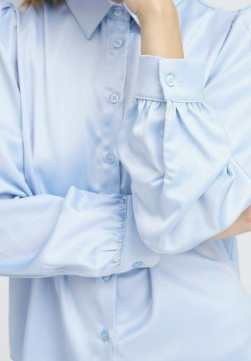 Атласная блузка