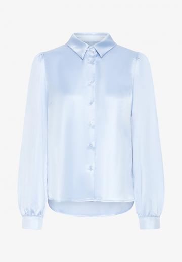 Атласная блузка