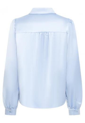 Атласная блузка