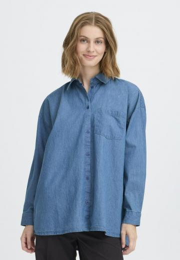 Джинсовая блузка