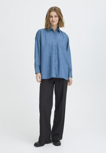 Джинсовая блузка