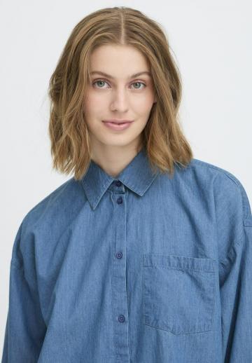 Джинсовая блузка