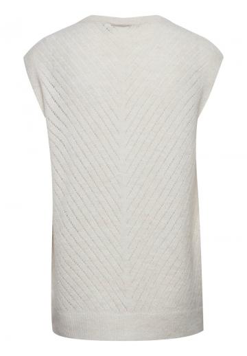 Пуловер без рукавов