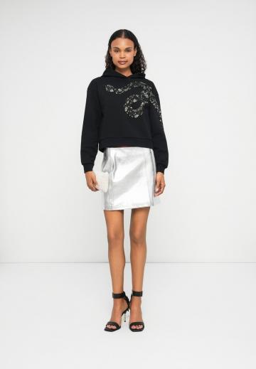 Пуловер с капюшоном