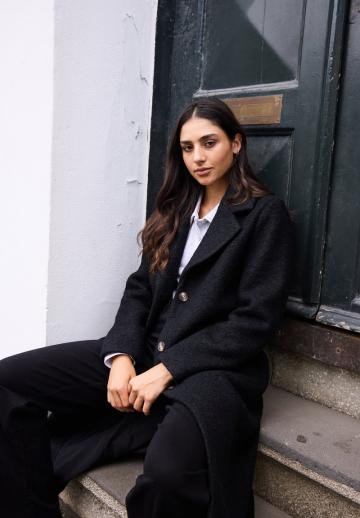 Шерстяное пальто