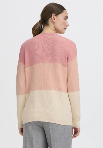 Пуловер в полоску