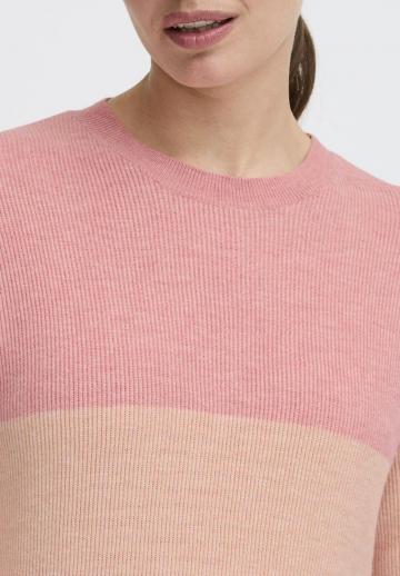 Пуловер в полоску