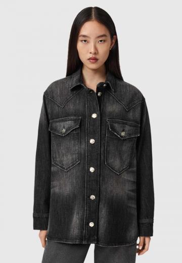 Джинсовая блузка