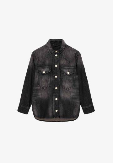 Джинсовая блузка