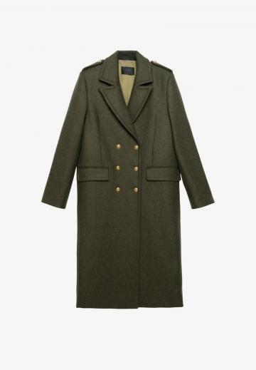 Шерстяное пальто