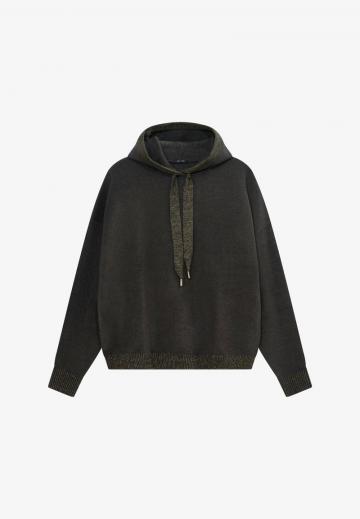 Пуловер с капюшоном