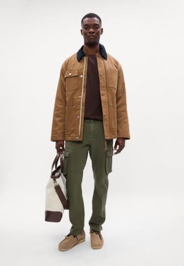 Брюки с накладными карманами