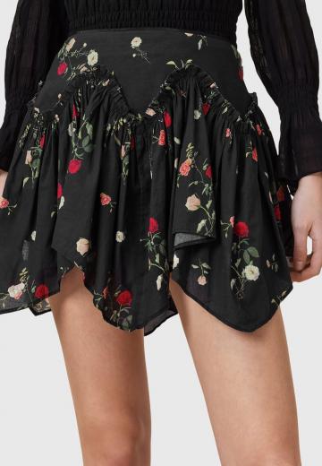 Юбка с воланами