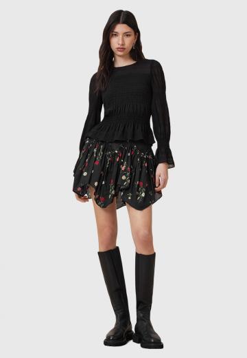 Юбка с воланами