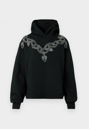 Пуловер с капюшоном